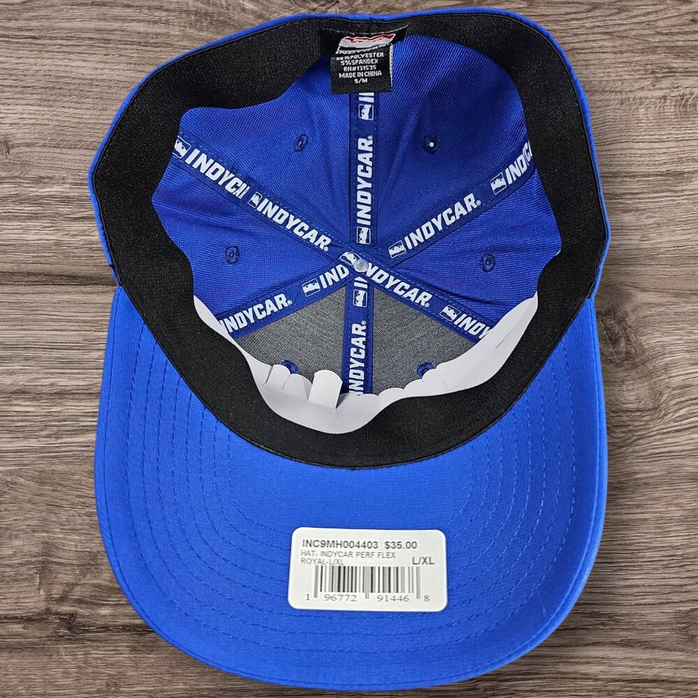 INDYCAR Royal Flex Fit Hat - Small / Medium - Picture 4 of 4